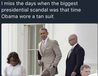 What's your opinion on tan suits?