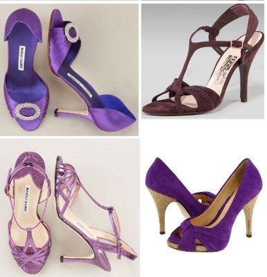 Purple Wedding Shoes!