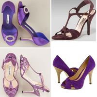 Purple Wedding Shoes!