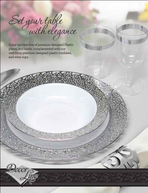 Did anyone use or is anyone planning to use plastic plates, instead of china/glass at their receptio