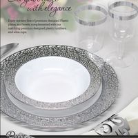 Did anyone use or is anyone planning to use plastic plates, instead of china/glass at their receptio