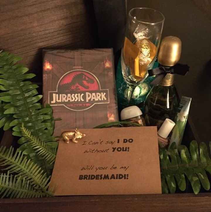 How'd you ask bridesmaids?