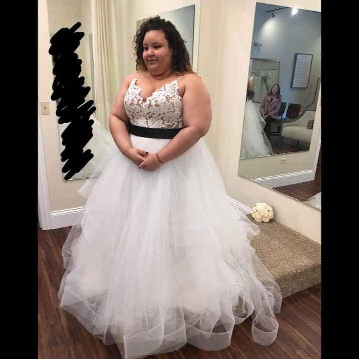 Plus size bride