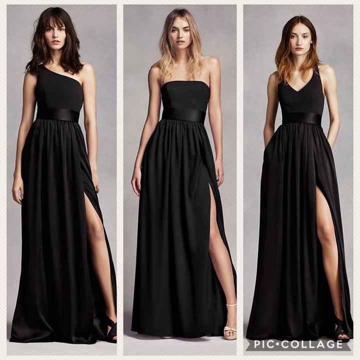 Black Bridesmaid Dresses Y or N