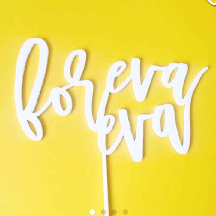 Let's see those cake toppers!