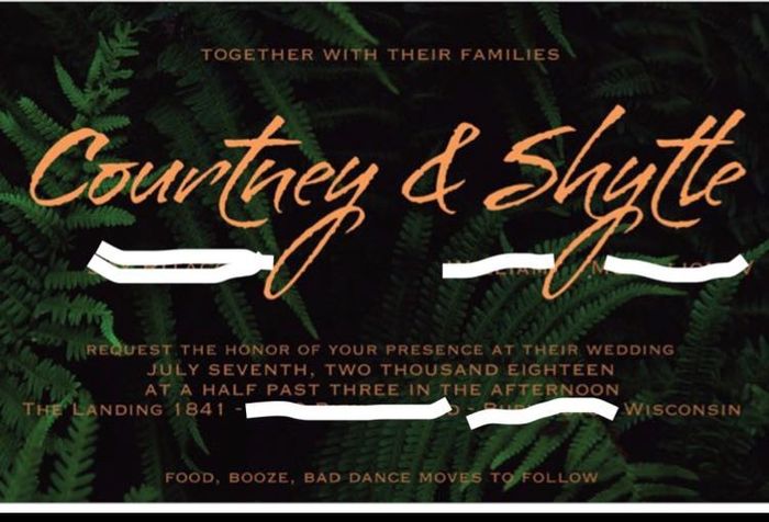 QUICK Invite wording help