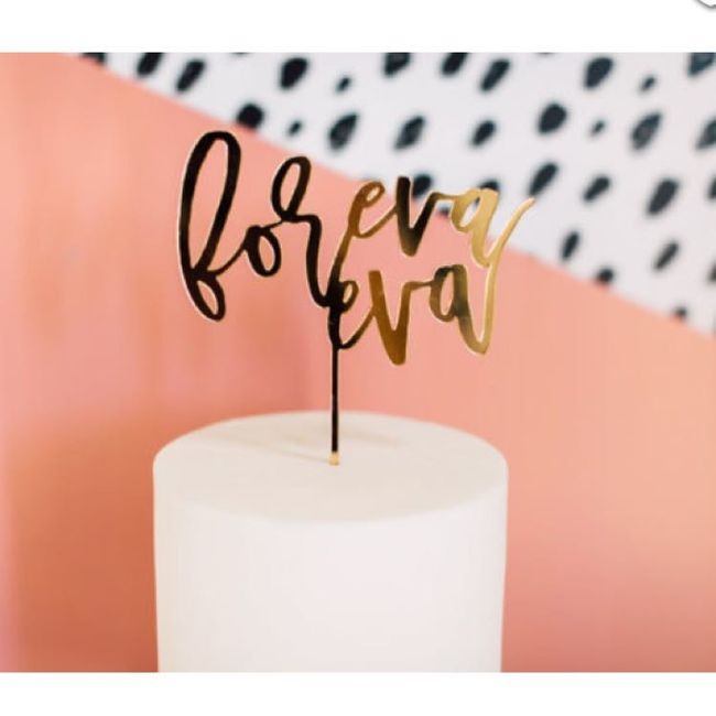 Cake topper