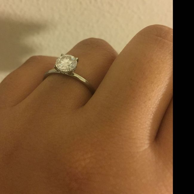 Good reputable places to go through to get a mossianite engagement ring?! - 1