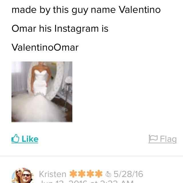 Custom dress makers?