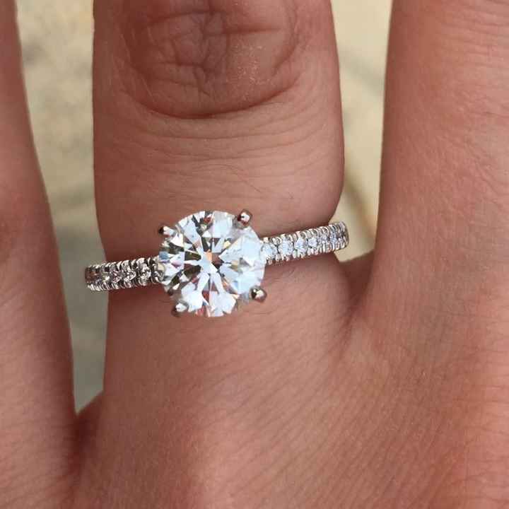 Lets see those beautiful engagement rings