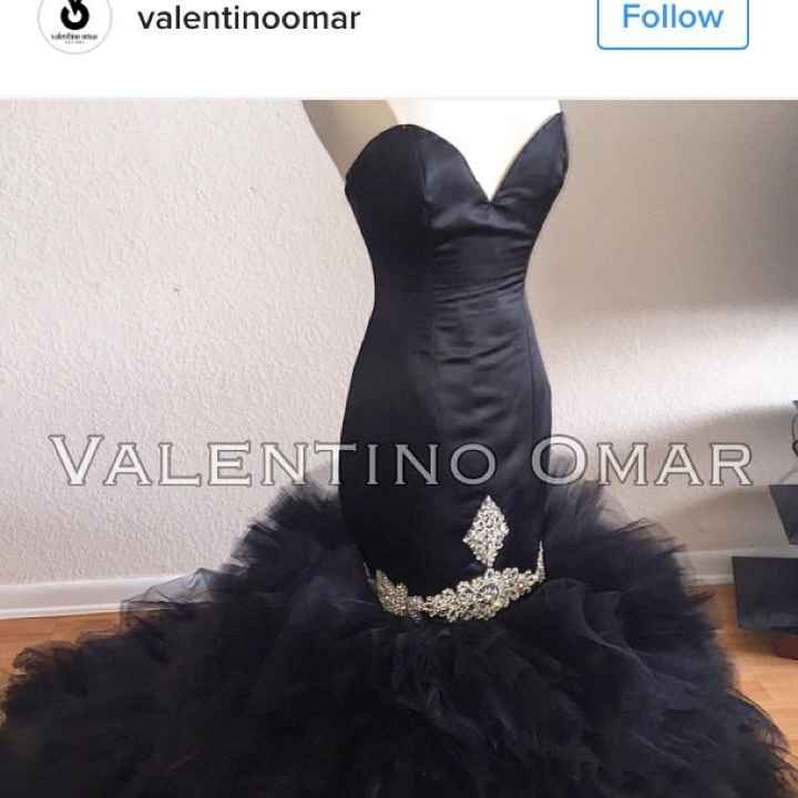 Paging JoRocka black wedding dress
