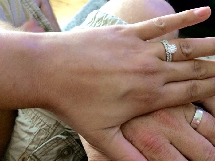 Post your wedding rings, woot!