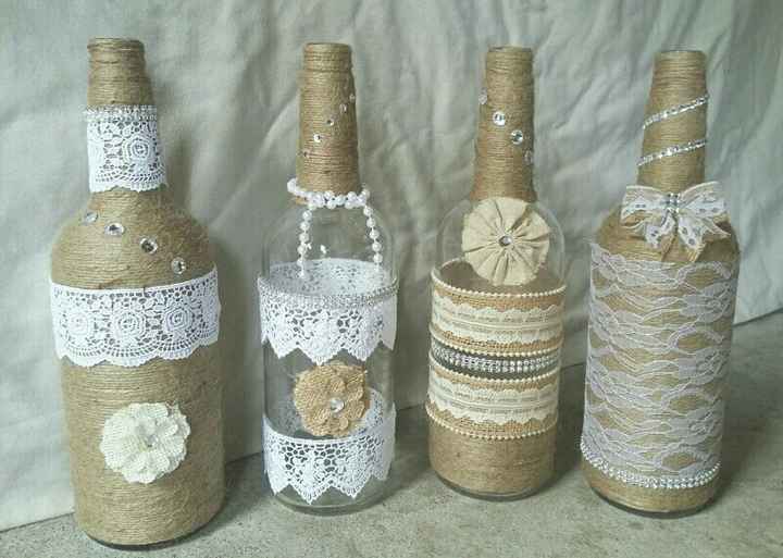 What do you think of my diy centerpiece bottles?