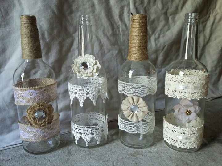 What do you think of my diy centerpiece bottles?