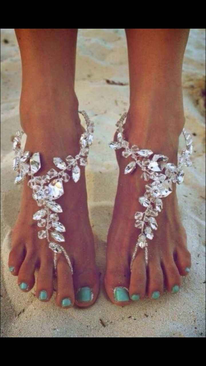 Shoes to wear to ceremony for beach wedding