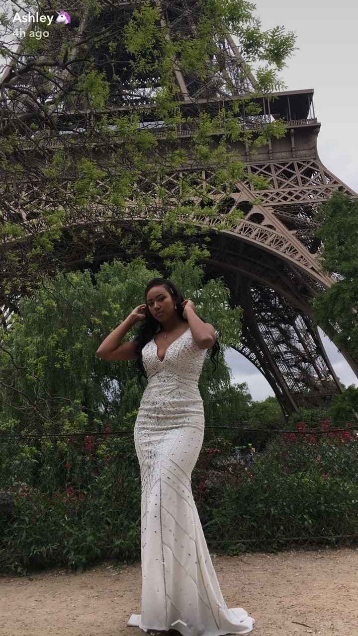 BAM! Married under the Eiffel Tower like a champ