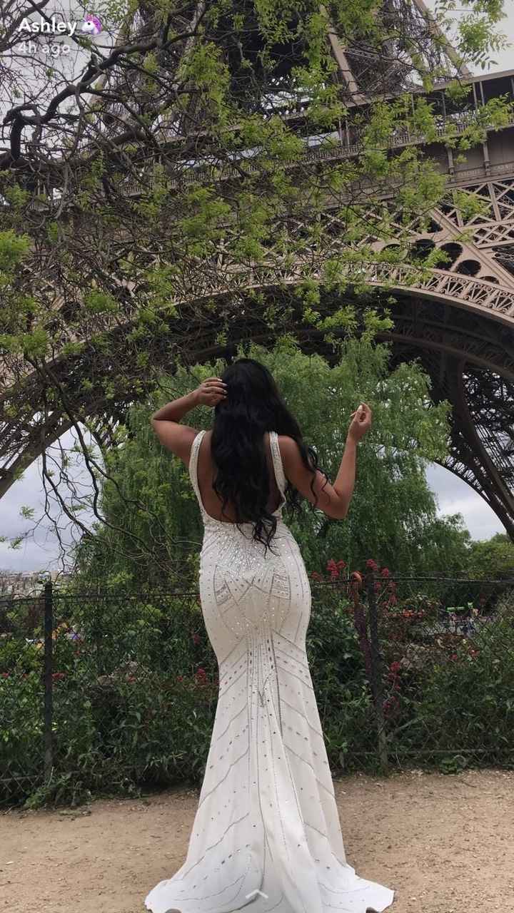BAM! Married under the Eiffel Tower like a champ