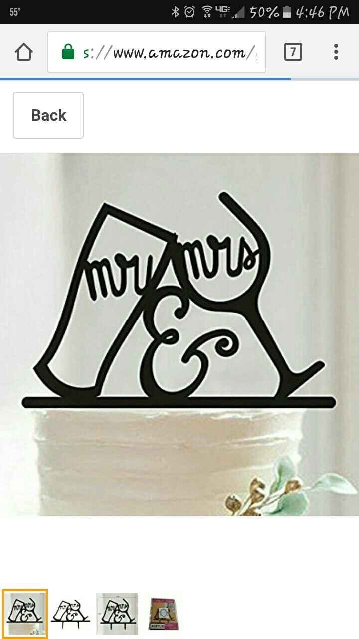 Cake topper