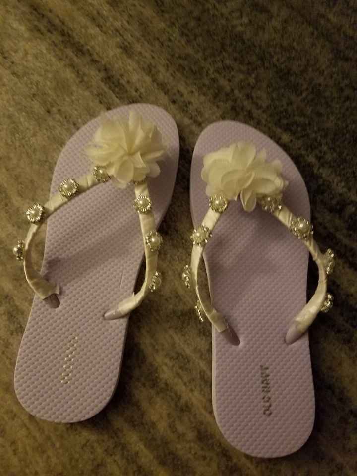 Wedge Flip Flops for Reception Anyone? - 1