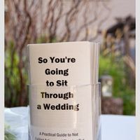 So you're going to sit through a wedding pamphlet