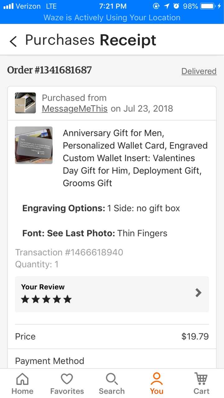 Gift for husband wedding day - 1