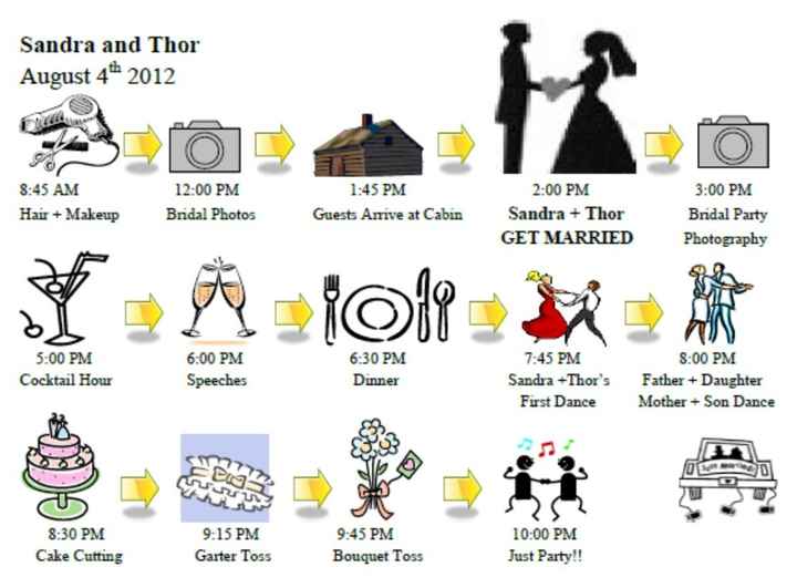 Fancy lil Schedule ya  got there (pic)