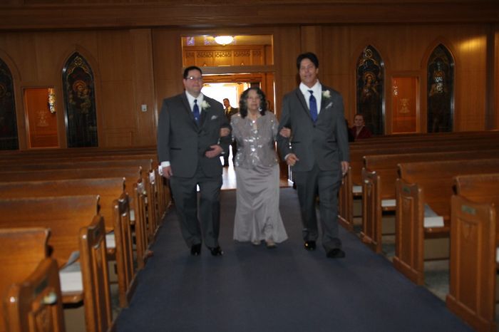 husband, his mom and his brother