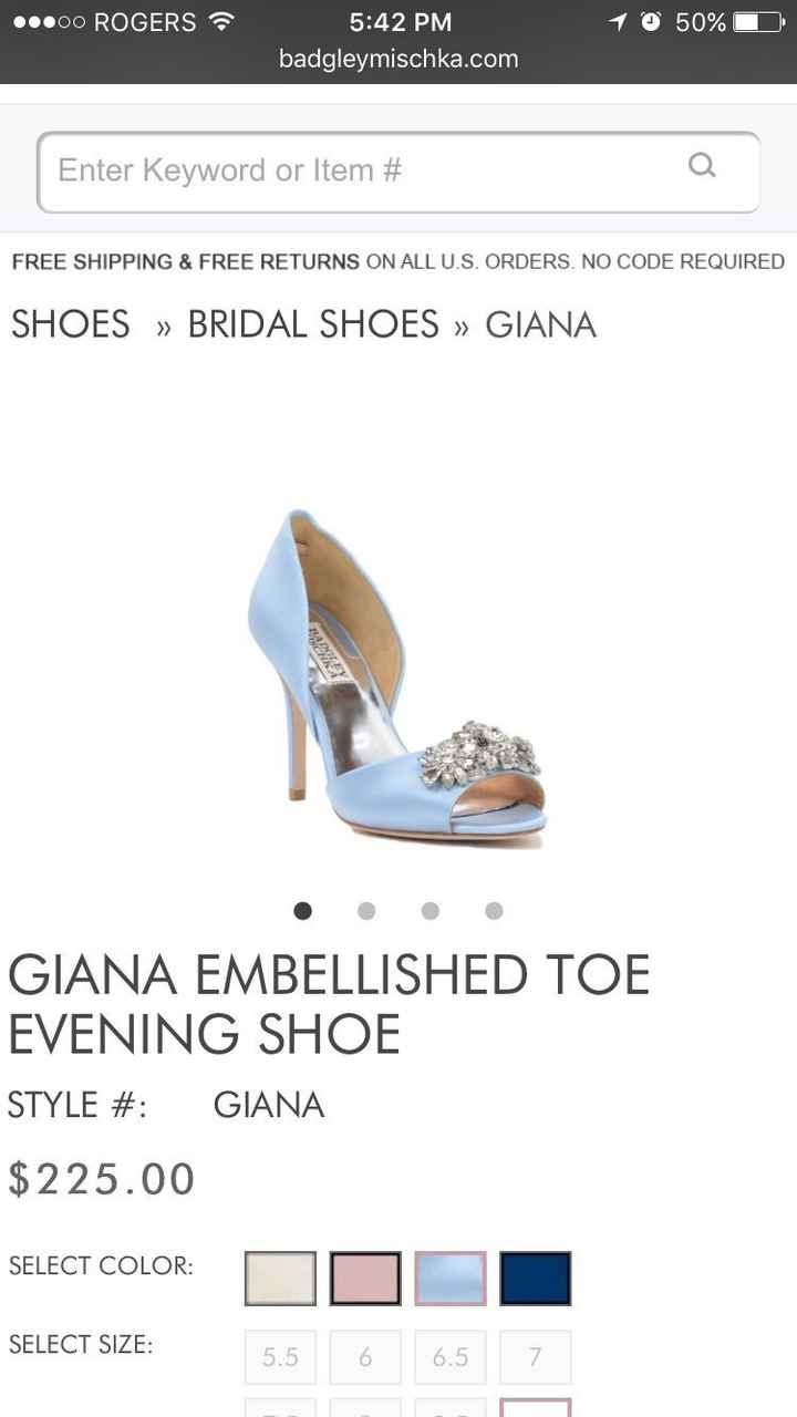 David's Bridal Dyeable Shoes