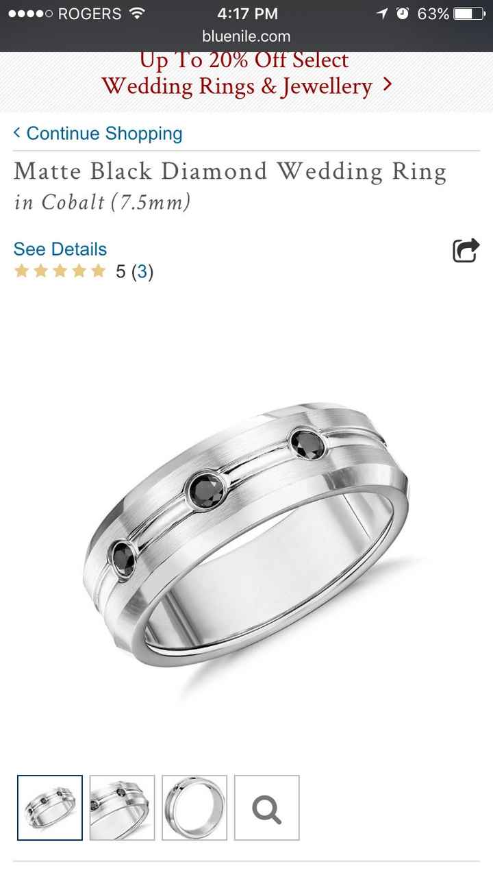 What types of metal is your fiance(e)s wedding band?