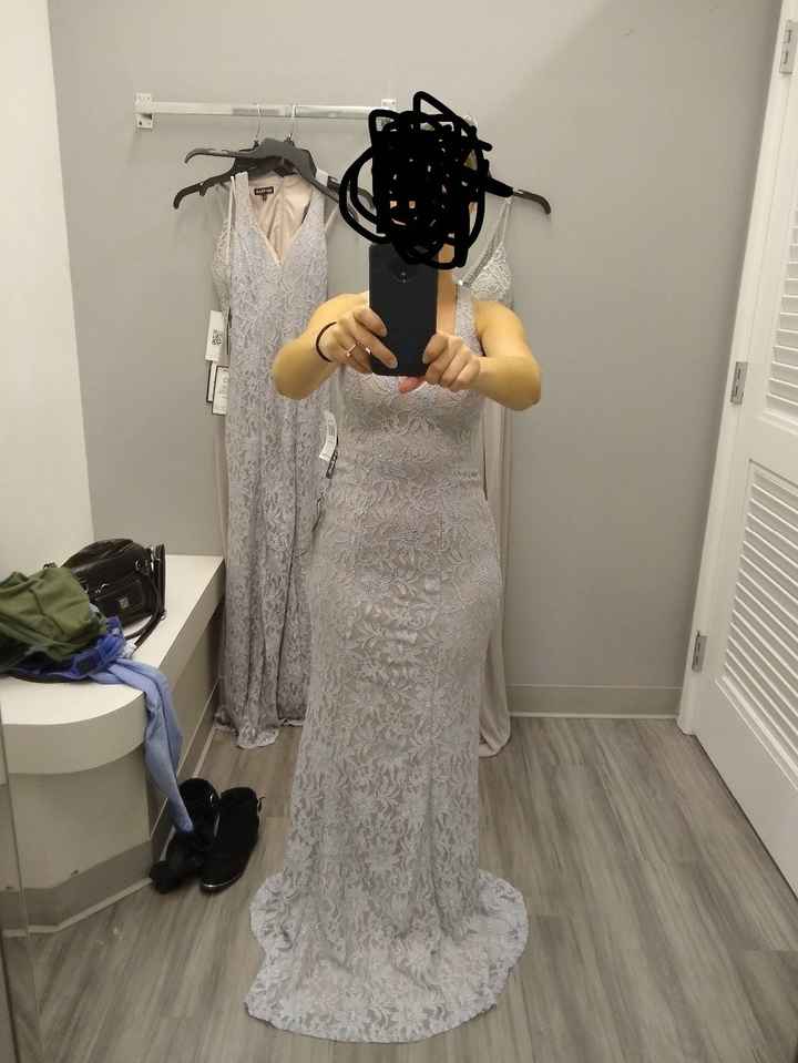i haven't fully decided yet but I think this is my dress. Very different as far as color goes