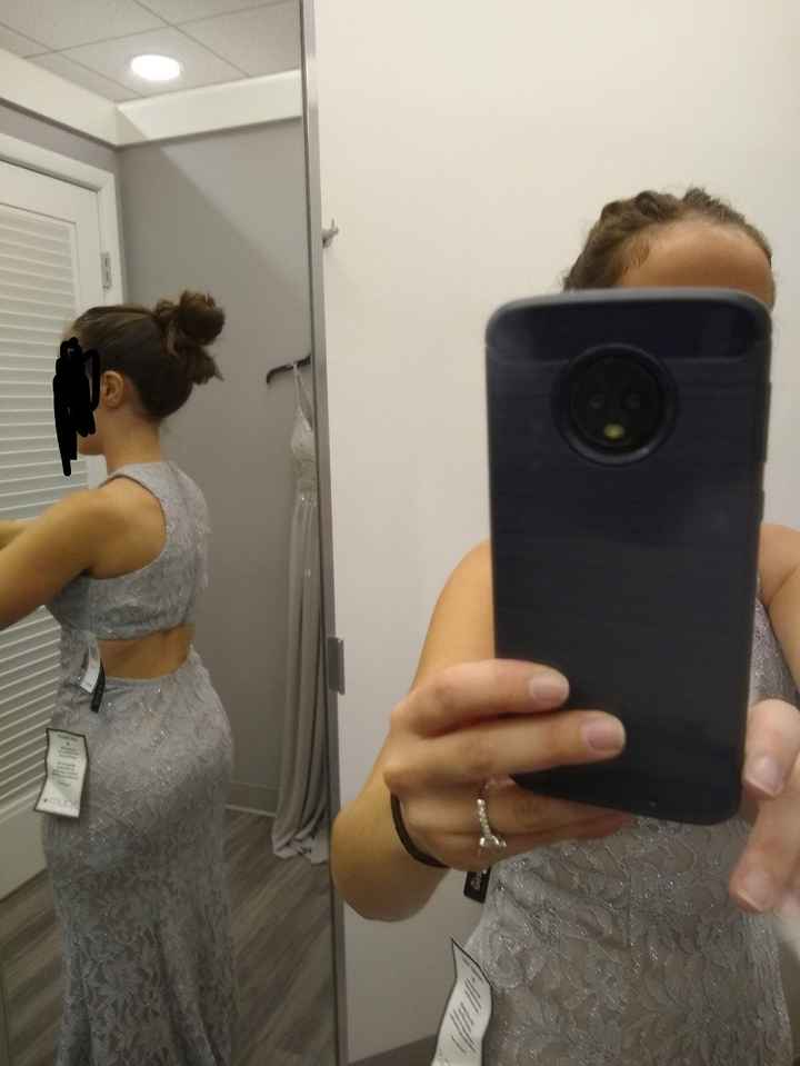 Back of the dress