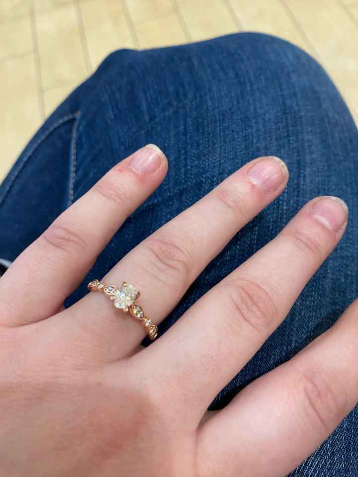 i want to see everyones rings. - 1