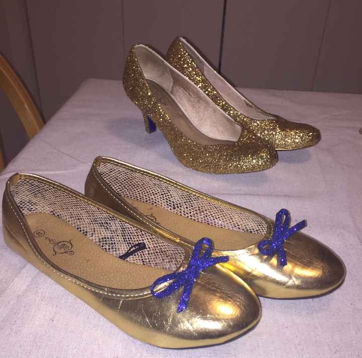 DIY Glitter Shoes