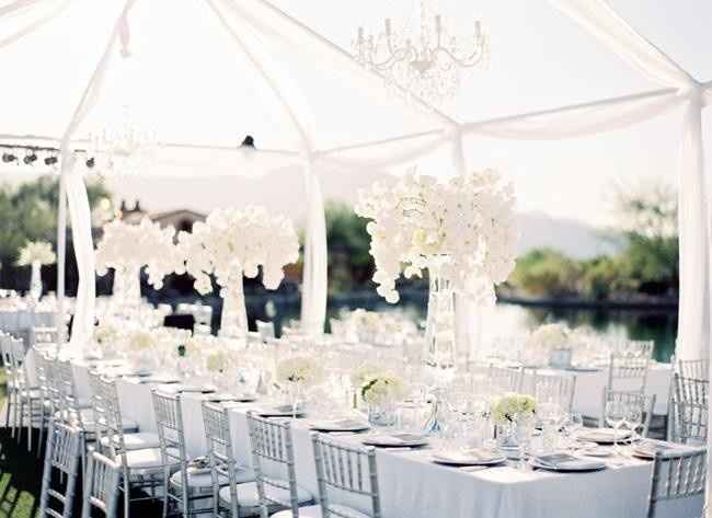Venue or Wedding tent? Will it cost less. Backyard wedding okay? Still be glamorous? VERY indecisive
