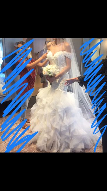 Short Brides! Help with wedding dress! 8