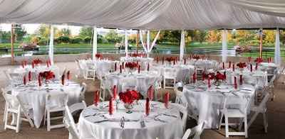 Getting married in a back yard with a tent?