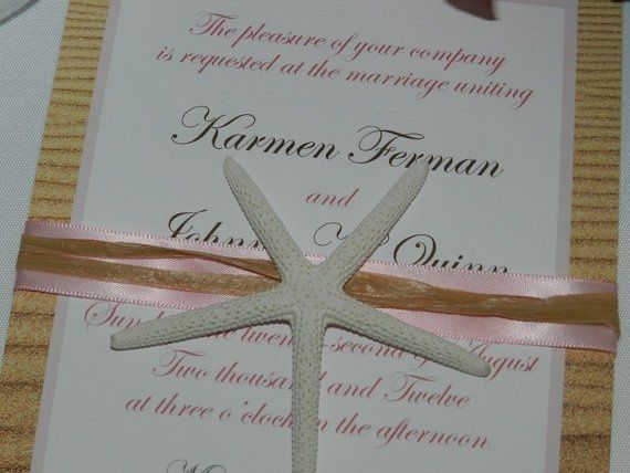 Invitations for Beach Wedding