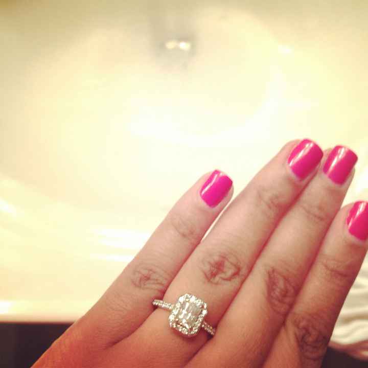 Non-diamond engagement rings? O.o