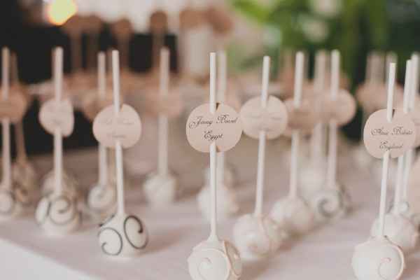 Cute ideas to show guests what table they are assigned to