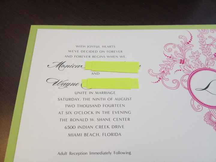 My Invites are In!!!  (Pics)