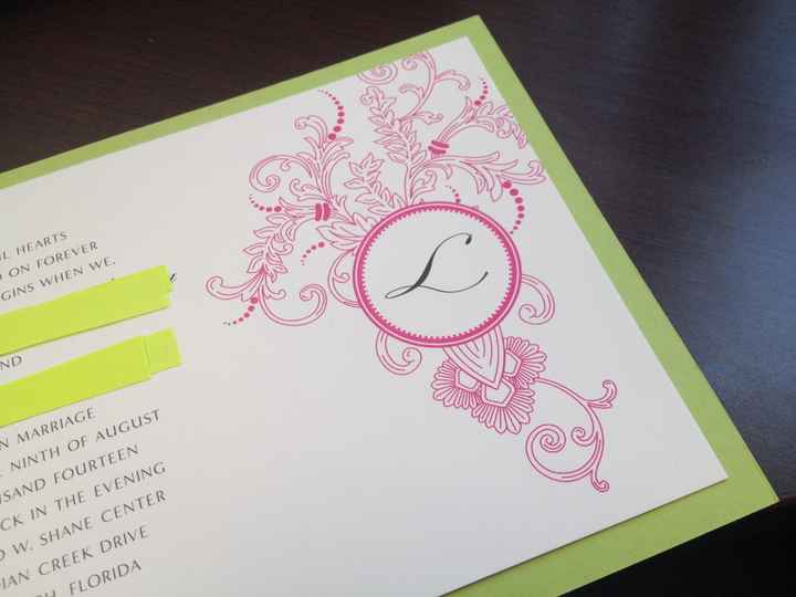 My Invites are In!!!  (Pics)
