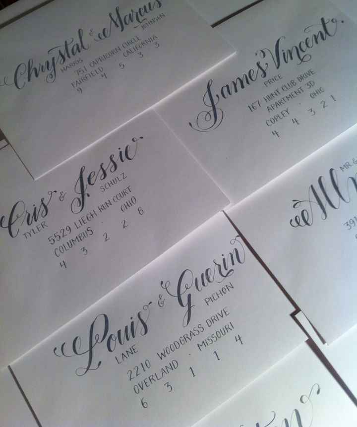 My Calligraphy is Done!  (Pics)