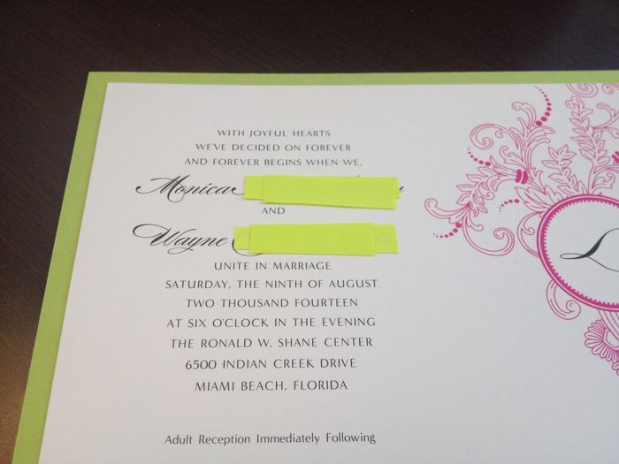 My Invites are In!!!  (Pics)