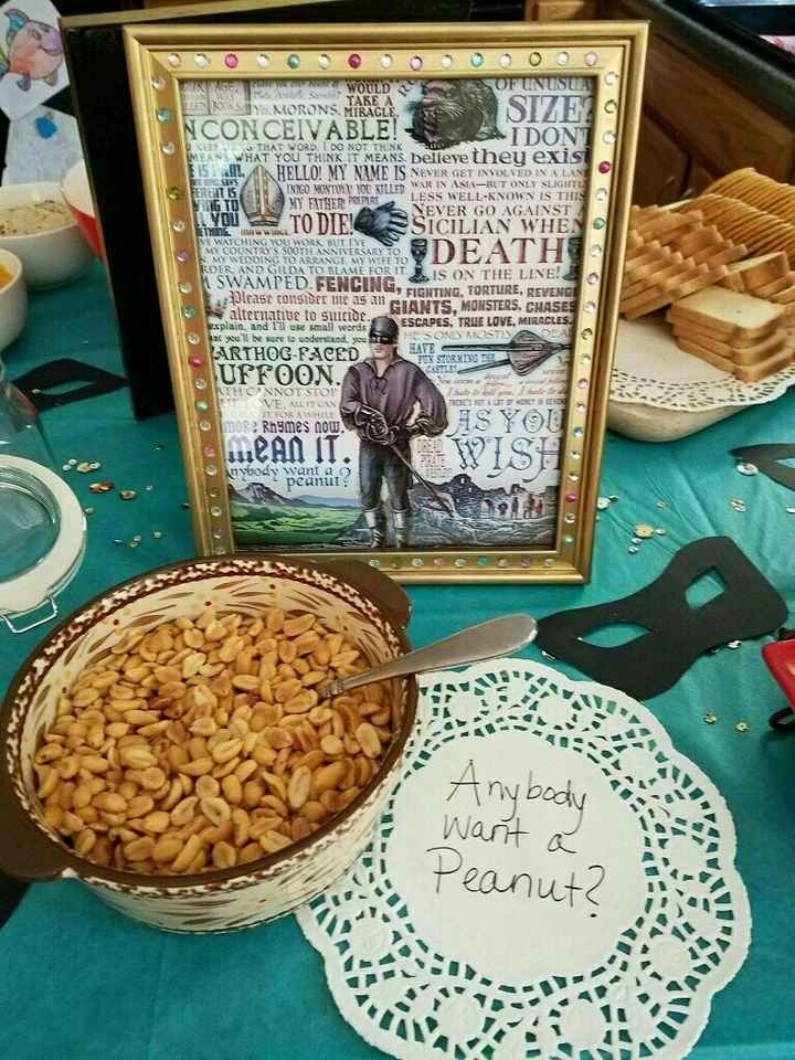 BAS! The Princess Bride themed shower!