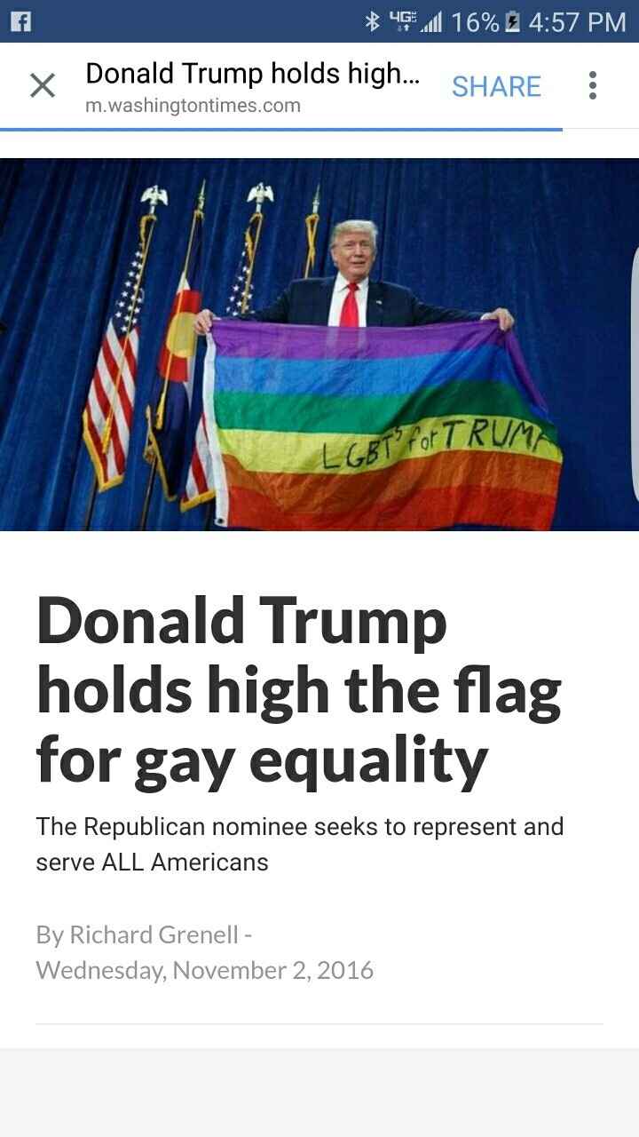 Trump won. Hoping I can still get married in this country