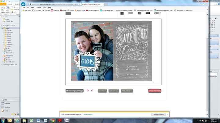 STD's Spinoff: e-photos with date banner