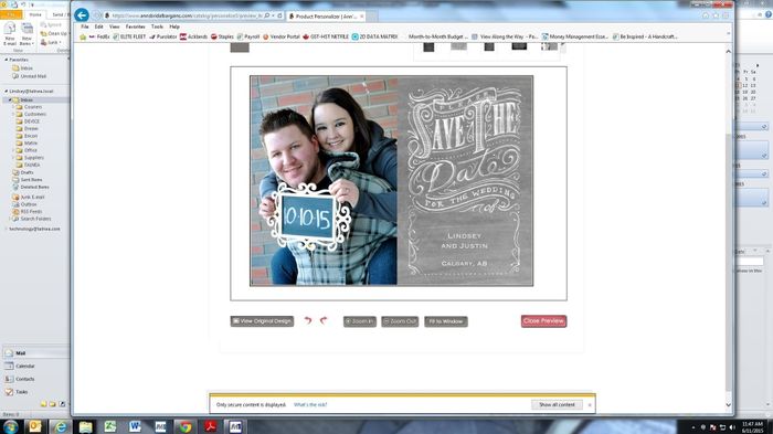STD's Spinoff: e-photos with date banner