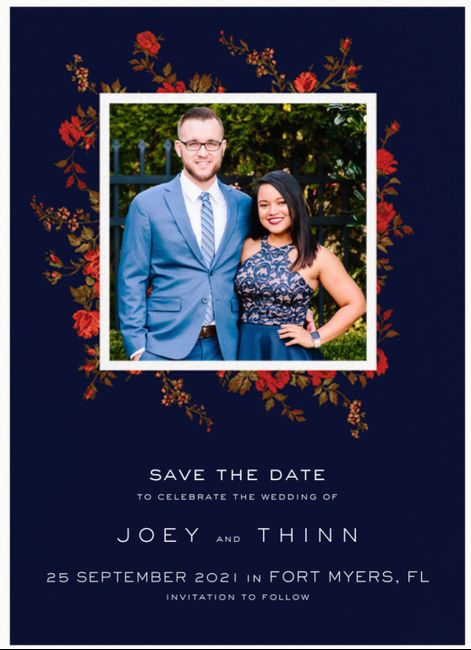 Let's See Your Save The Date/Change The Date Designs! 📸 - 1