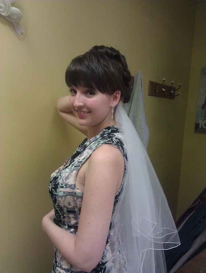 Hair Trial! How should I wear my veil..? PIP