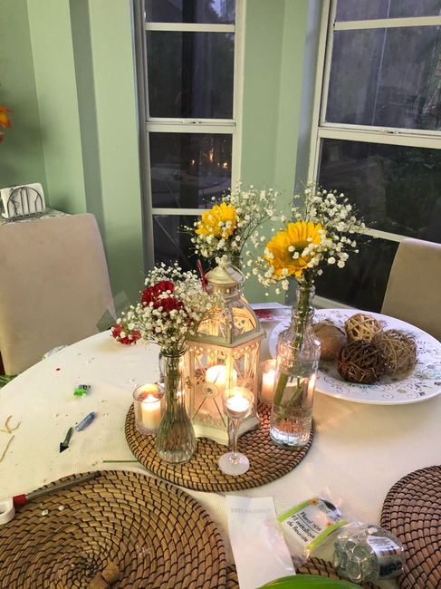 Centerpiece/bouquet trial 2